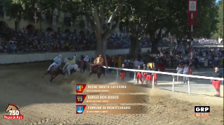 Palio di Asti, i 3 classificati della Seconda Batteria